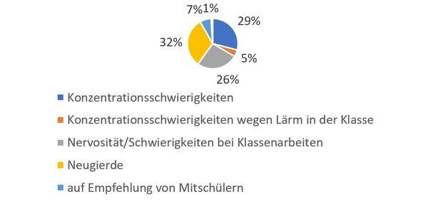 Gründe für Unterstufenschüler